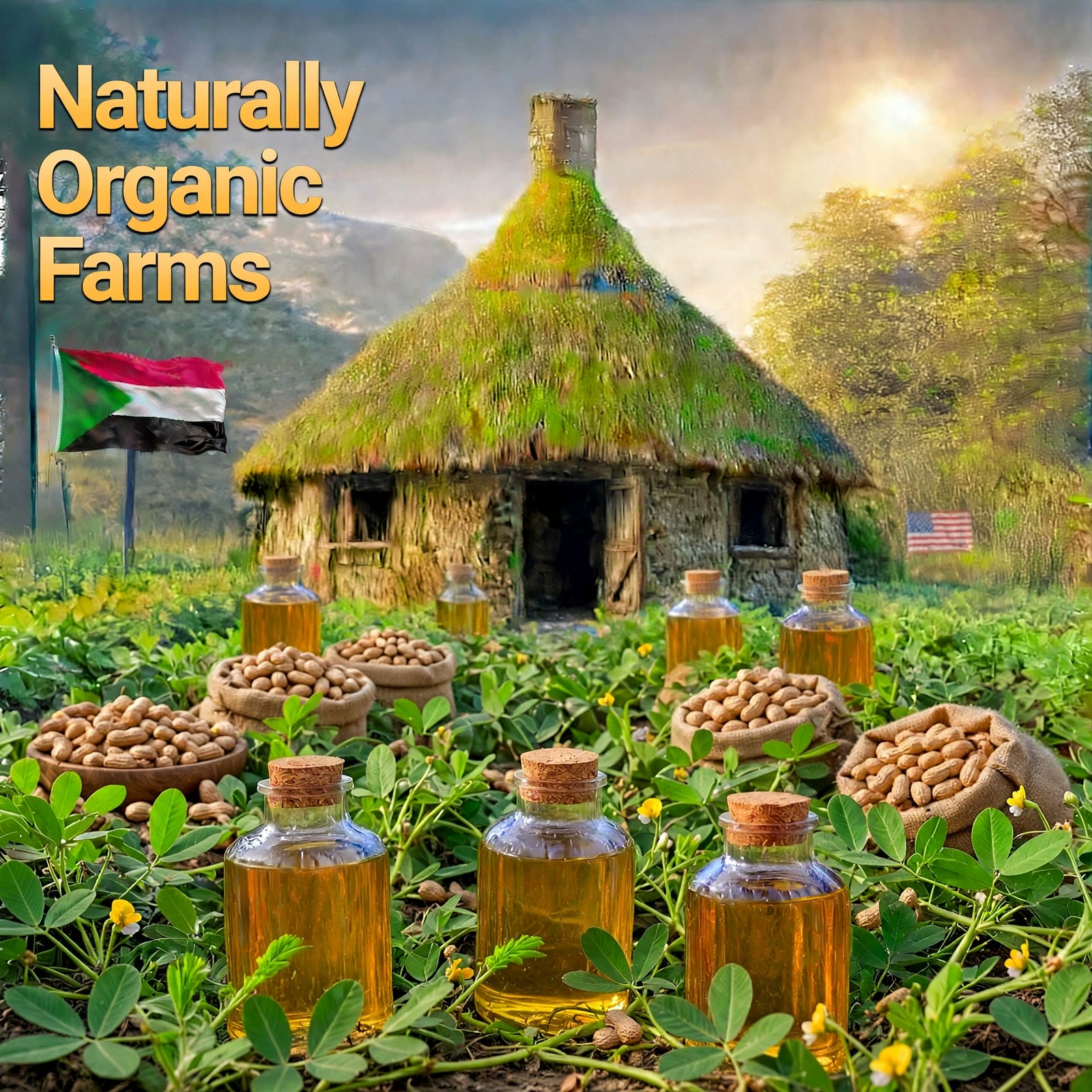 Naturally Organic Farms logo and artwork